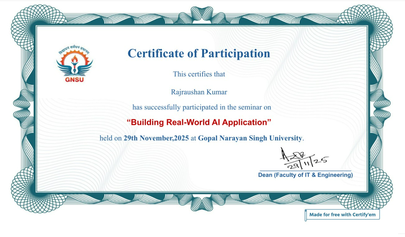 Certificate Name